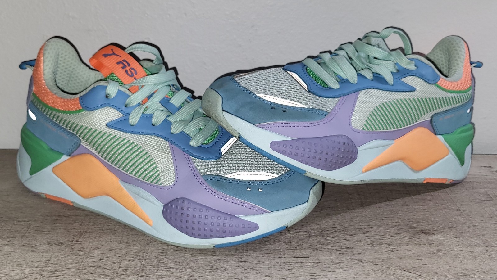 PUMA RS-X Running System Shoes Bonnie Blue Lavender 370750-08 Womens Sneakers 9