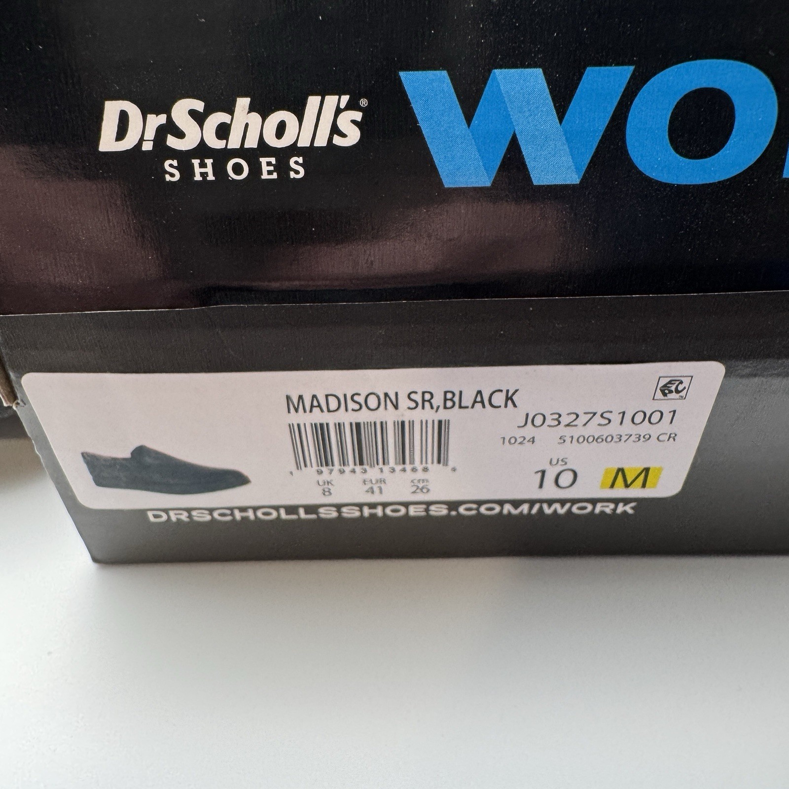 Dr. Scholls Madison Slip On Womens 10 M Black Non Slip Shoes Fashion Sneaker 10M
