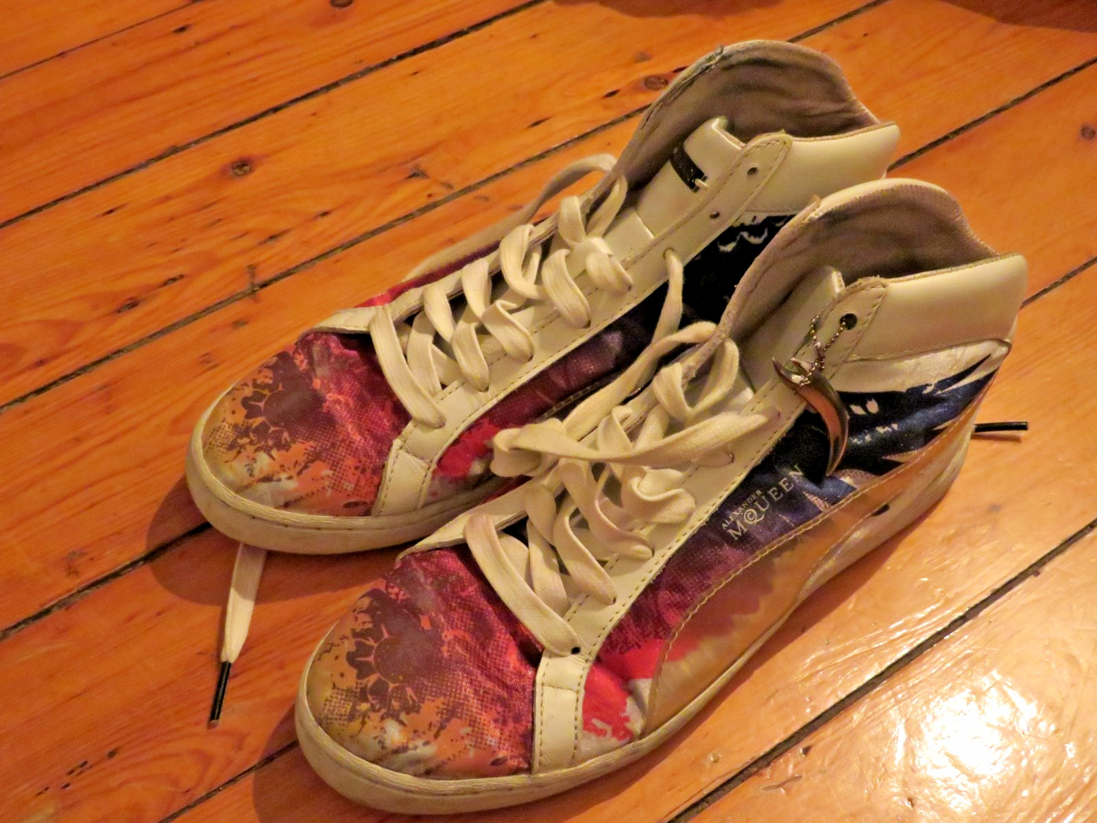 Alexander McQueen Puma Hi Top Sneakers Multicolor Size US8 Women’s EU39 UK6