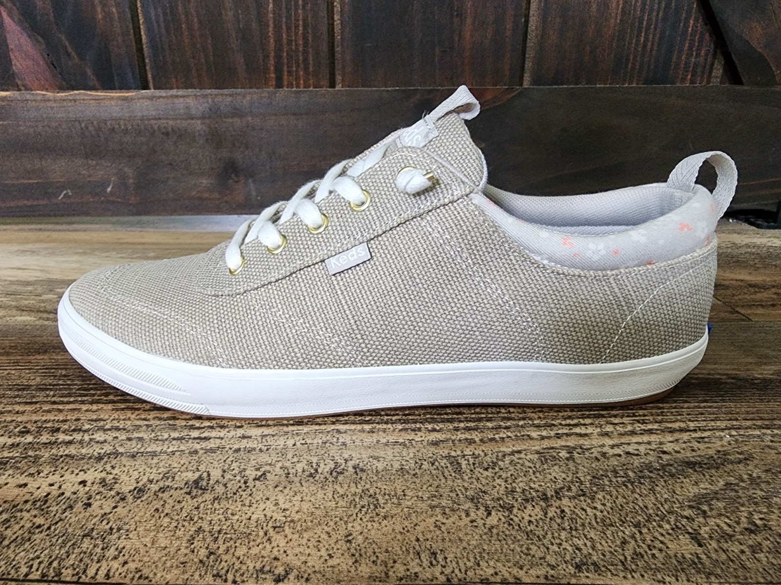Keds Center III Women Canvas Sneakers | Grey | Size 10M