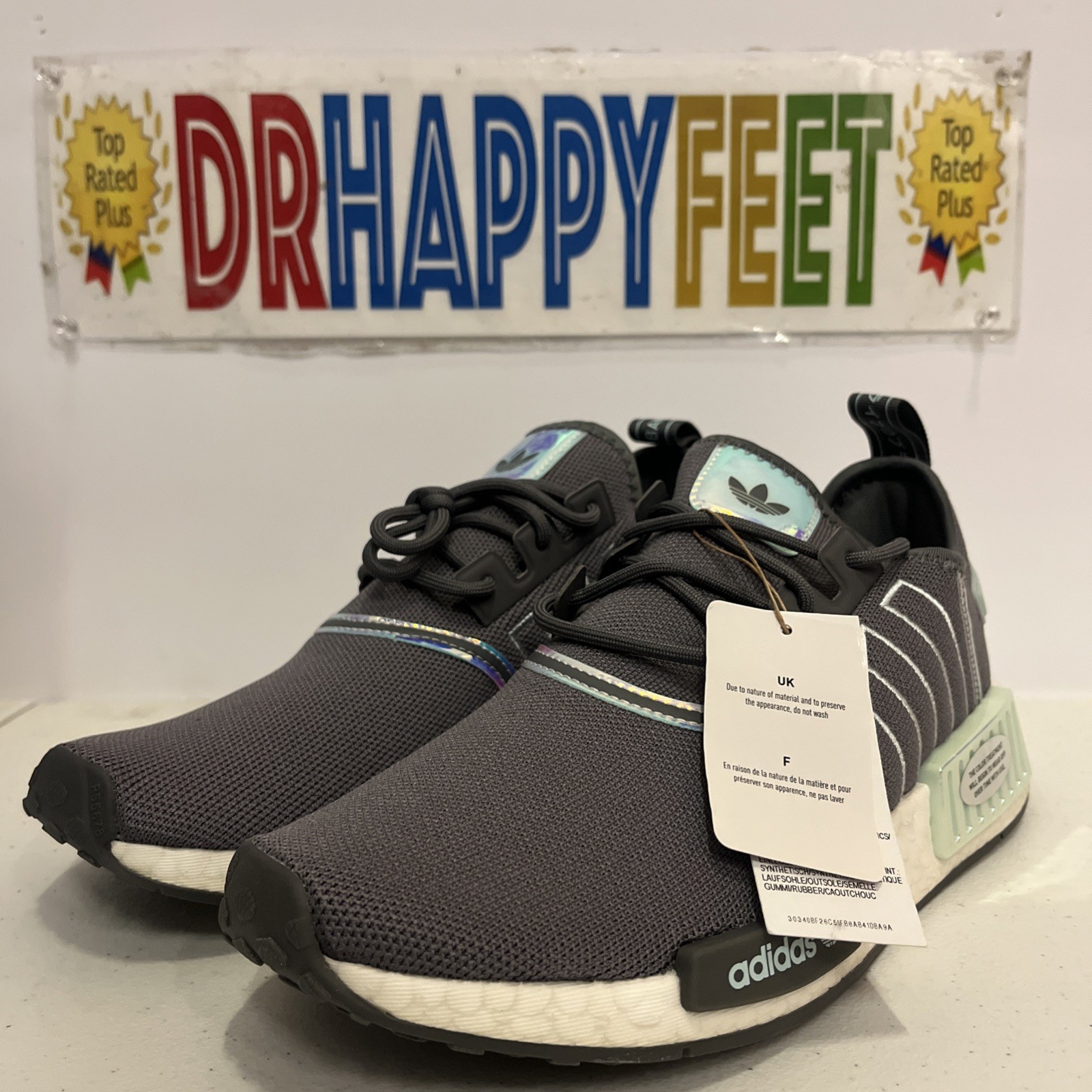 Adidas Originals NMD_R1 Women’s Casual Shoes Gray GW9472 New