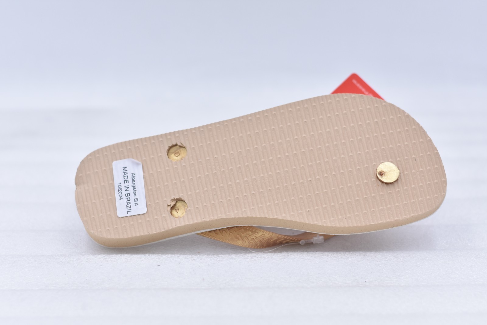 Womens Havaianas Farm Flip-Flop Sandals – Golden Papillon Size 6 (EU 37-38)