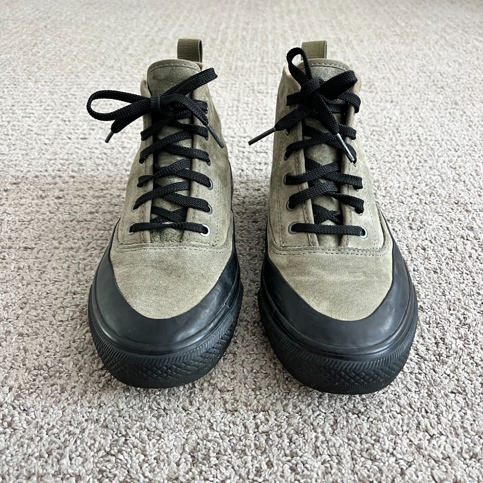 SeaVees Mariners Boot Women Sz 7.5 Olive Suede Water Resistant Chukka