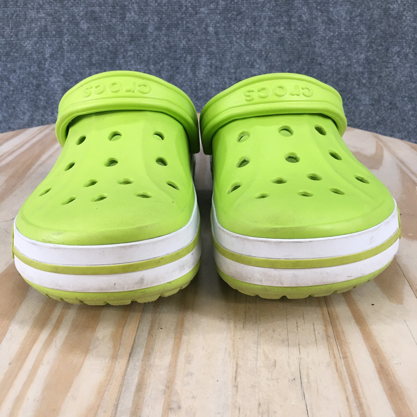 Crocs Shoes Mens 7 Womens 9 Bayaband Casual Comfort Slingback Clogs Green Rubber