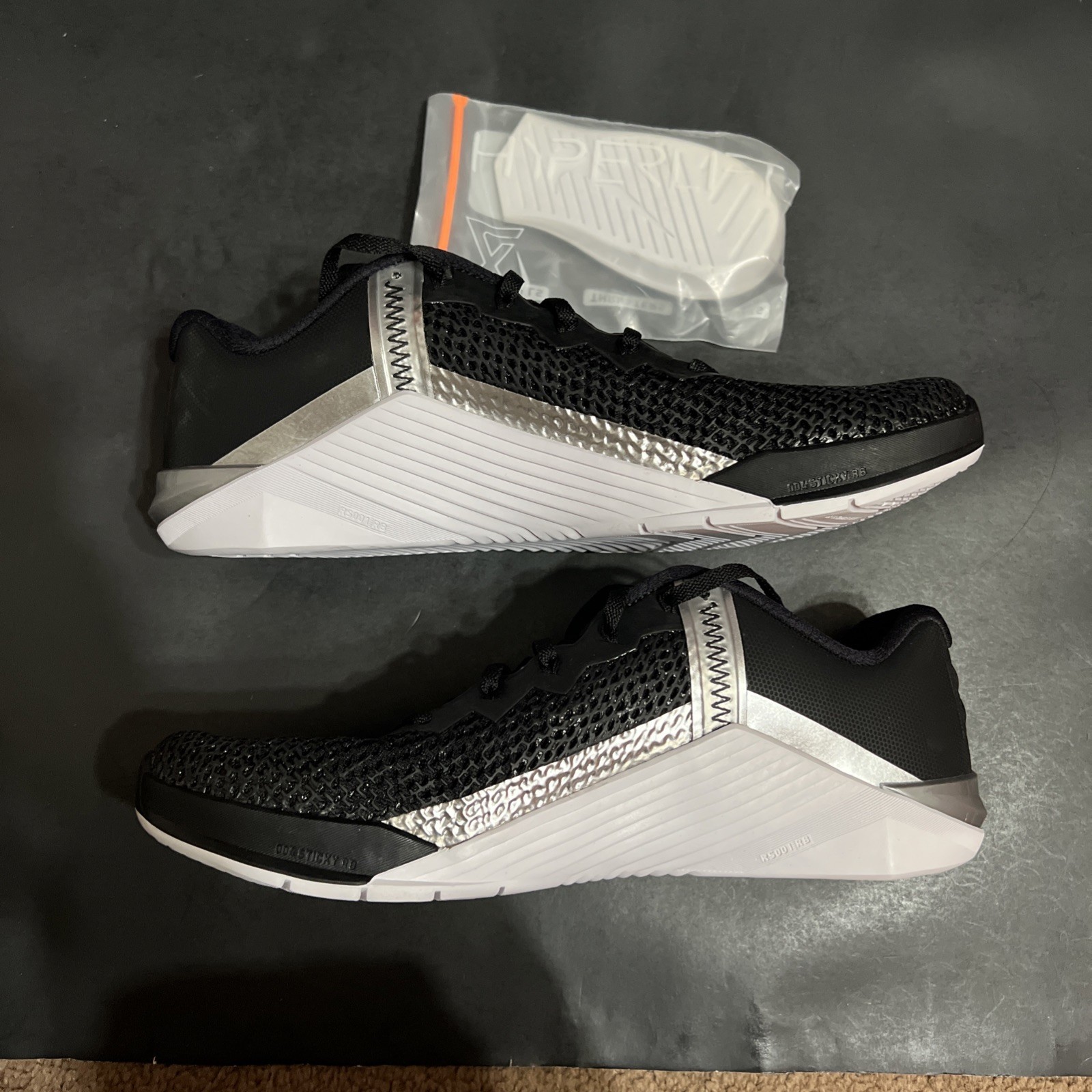 Sz 12 – NIKE WMNS METCON 6 BLACK MTLLC SILVER 2020 MENS 10.5 NEW