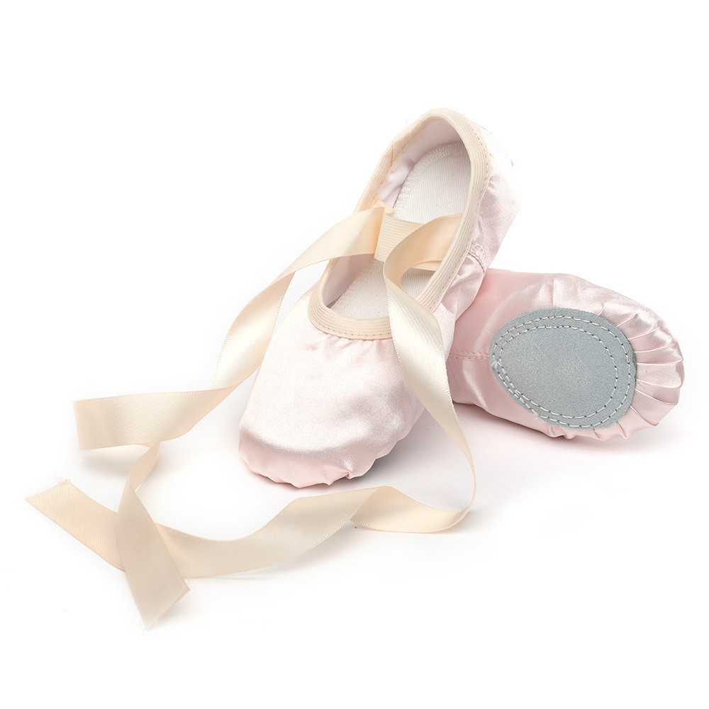 BALLET SLIPPERS Breathable Lightweight Sation DANCE Shoes For Girls WOMEN YOGA