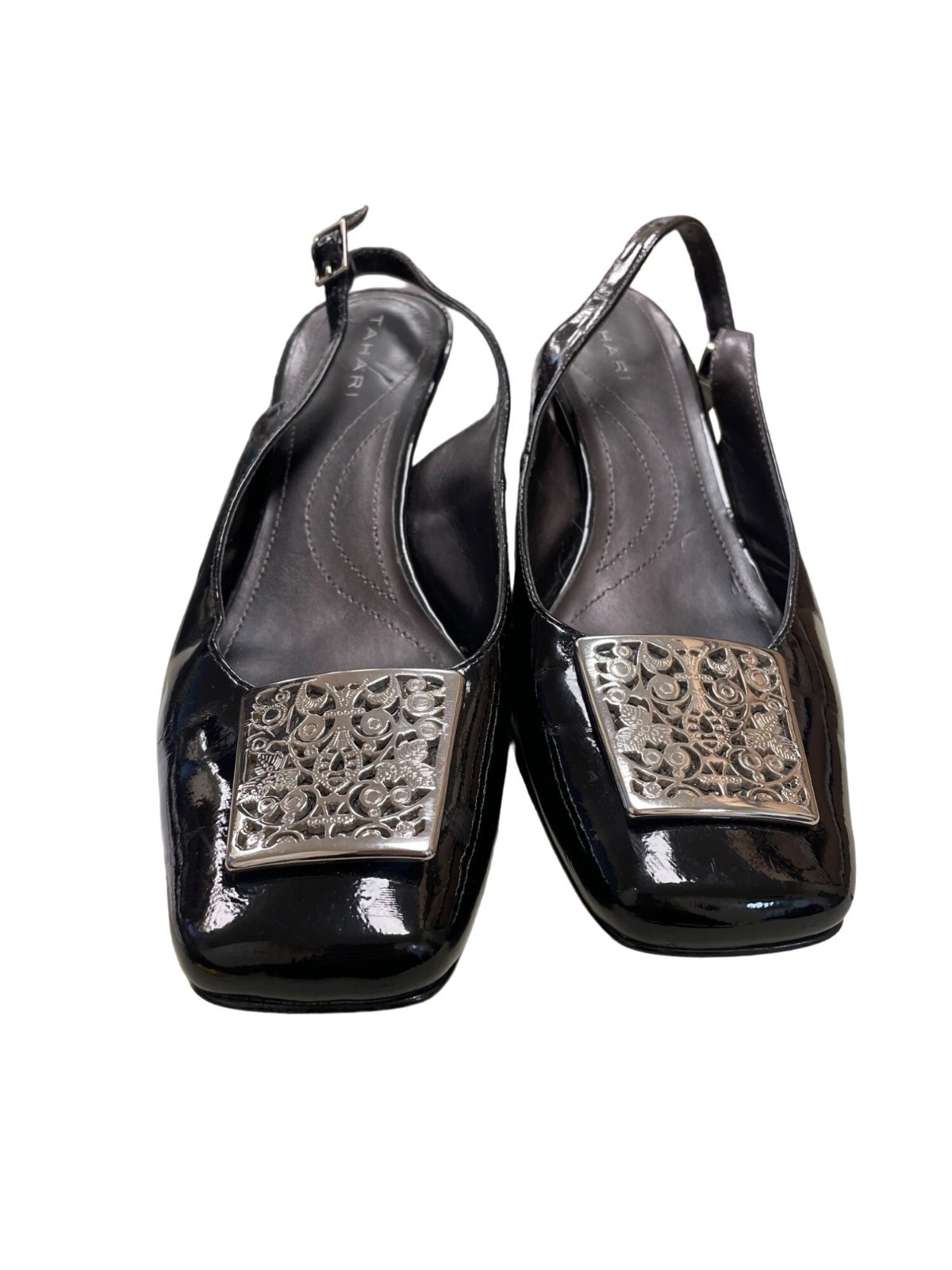 Tahari Women’s Black Shoes/Heels/Slingback Size 8 SKU 1730