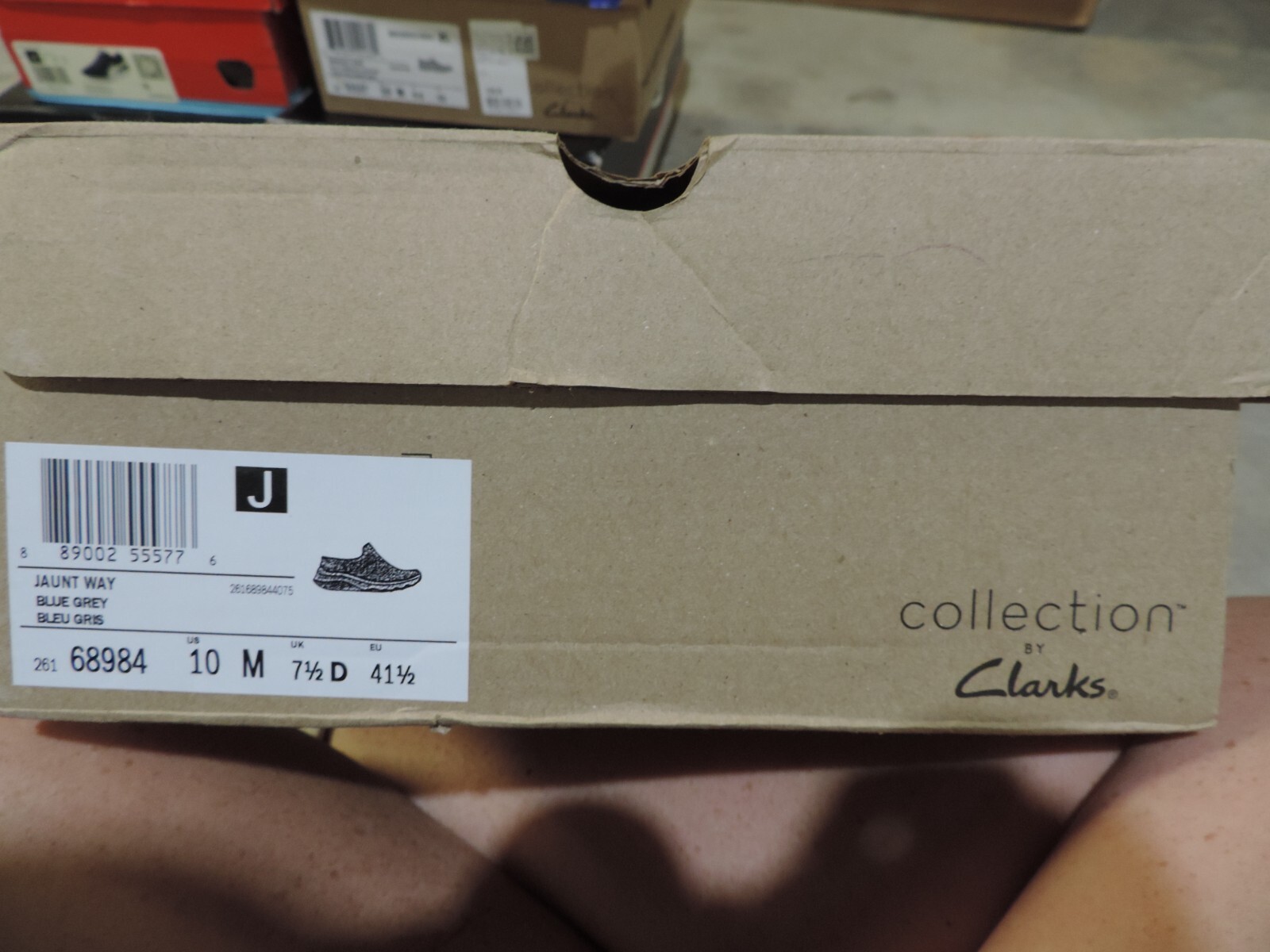 Clark’s Womens size 10M Jaunt Way Blue Gray