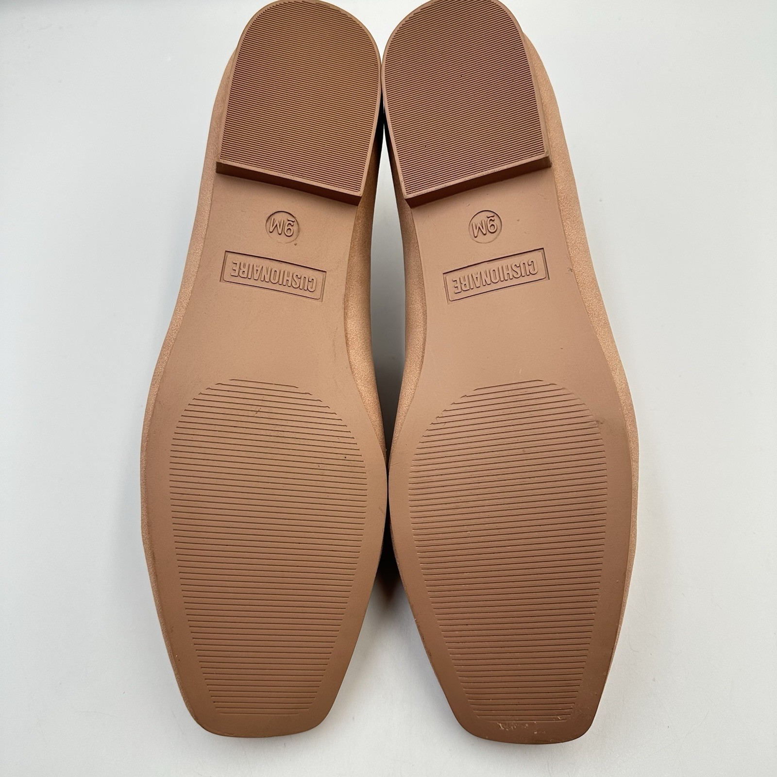 Cushionaire Gramercy Mauve Tan Womens 9M Loafer Flat Slip On Vegan Suede