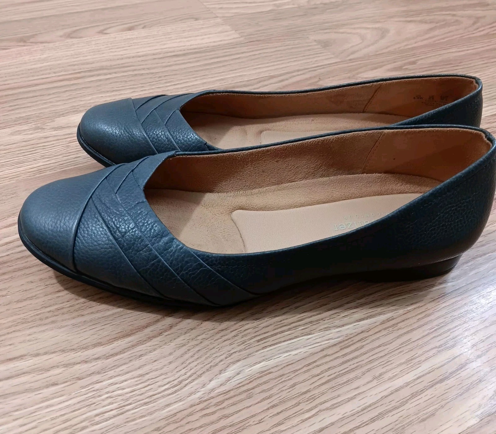 Naturalizer N5 Contour Women’s Size 8.5 W Black Slip On Flats Ballet Shoes