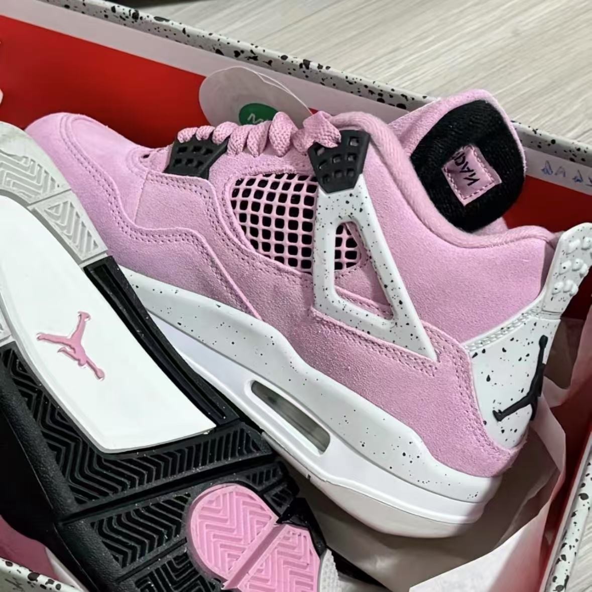 Jordan 4 «Orchid» Retro Mid Top Basketball Shoes Men’s & Women’s Shoes