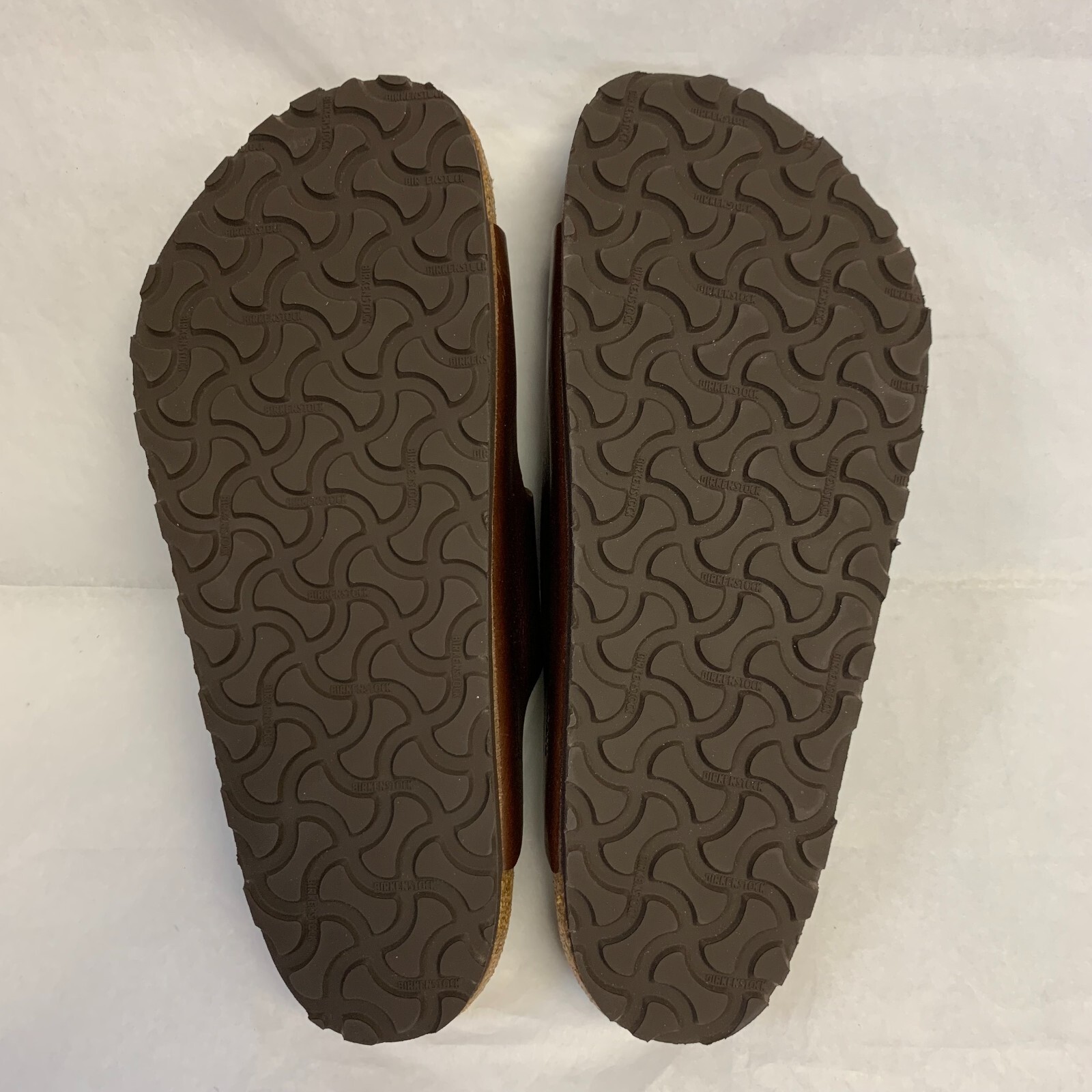 Birkenstock New w/o Box Arizona Grip Vintage Wood Roast Leather Reg Select Size