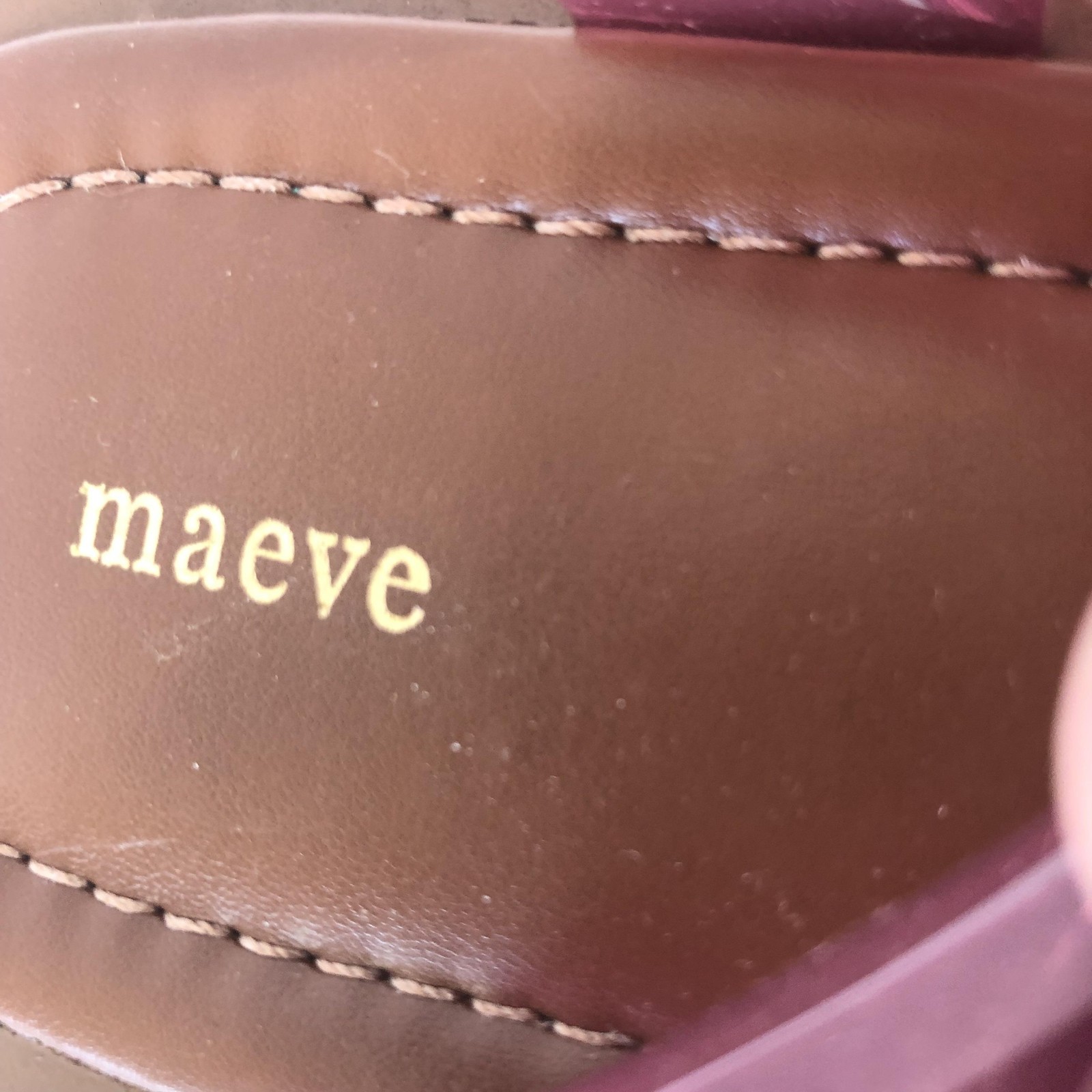 Maeve Shoes Womens Size 8.5 Pink Jelly Strappy Platform Sandals Fishermen Beach