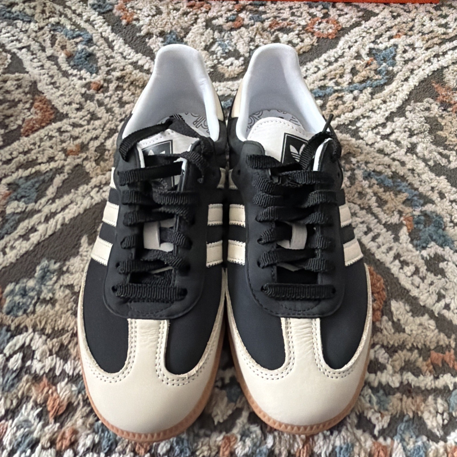 Adidas Originals Samba OG Sneakers Women Shoes US 6.5 Black Wonder White IE5836