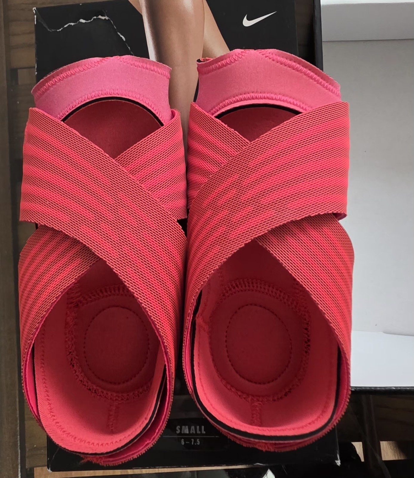 Nike Studio Wrap Pink Barefoot Yoga Dance Training Shoes Womens Small 6-7.5