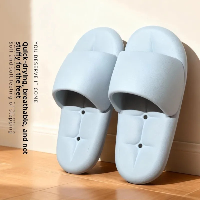 Cool Slippers for Home Bathroom, Thick-soled EVA Soft-soled Slippers, Couple’s N