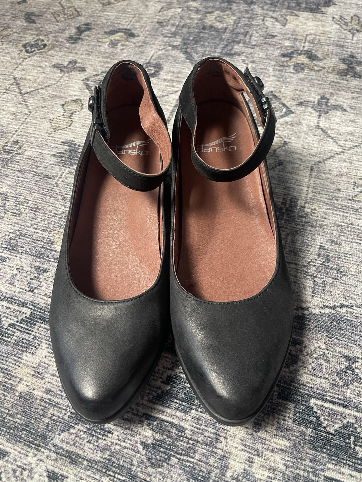 Dansko | Shaylee Waterproof Leather Ankle Strap Wedges Comfort
