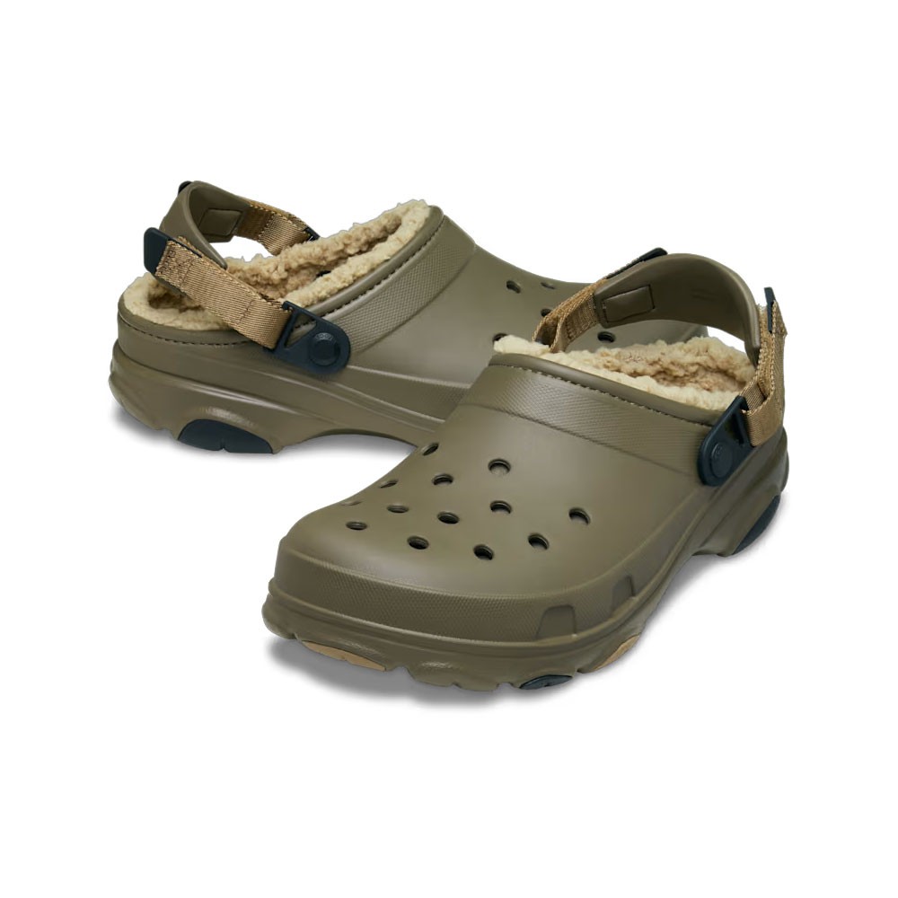New CROCS Womens ALL TERRAIN LINED CLOG 207936-267 WALNUT US W 6-11 TAKSE