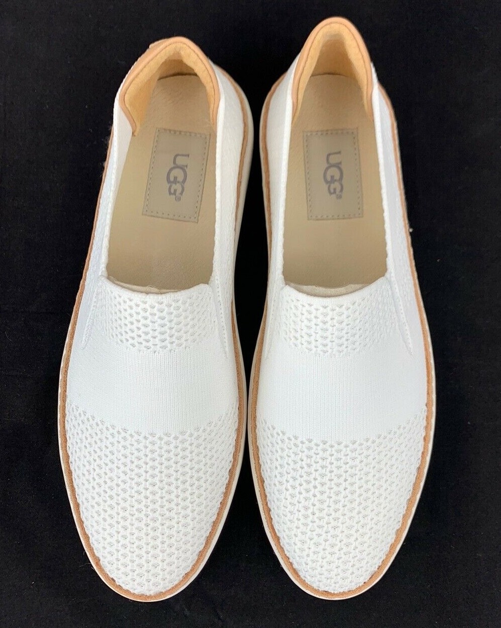 Ugg Sammy Knit Women’s White Slip On Casual Sneakers 1016756