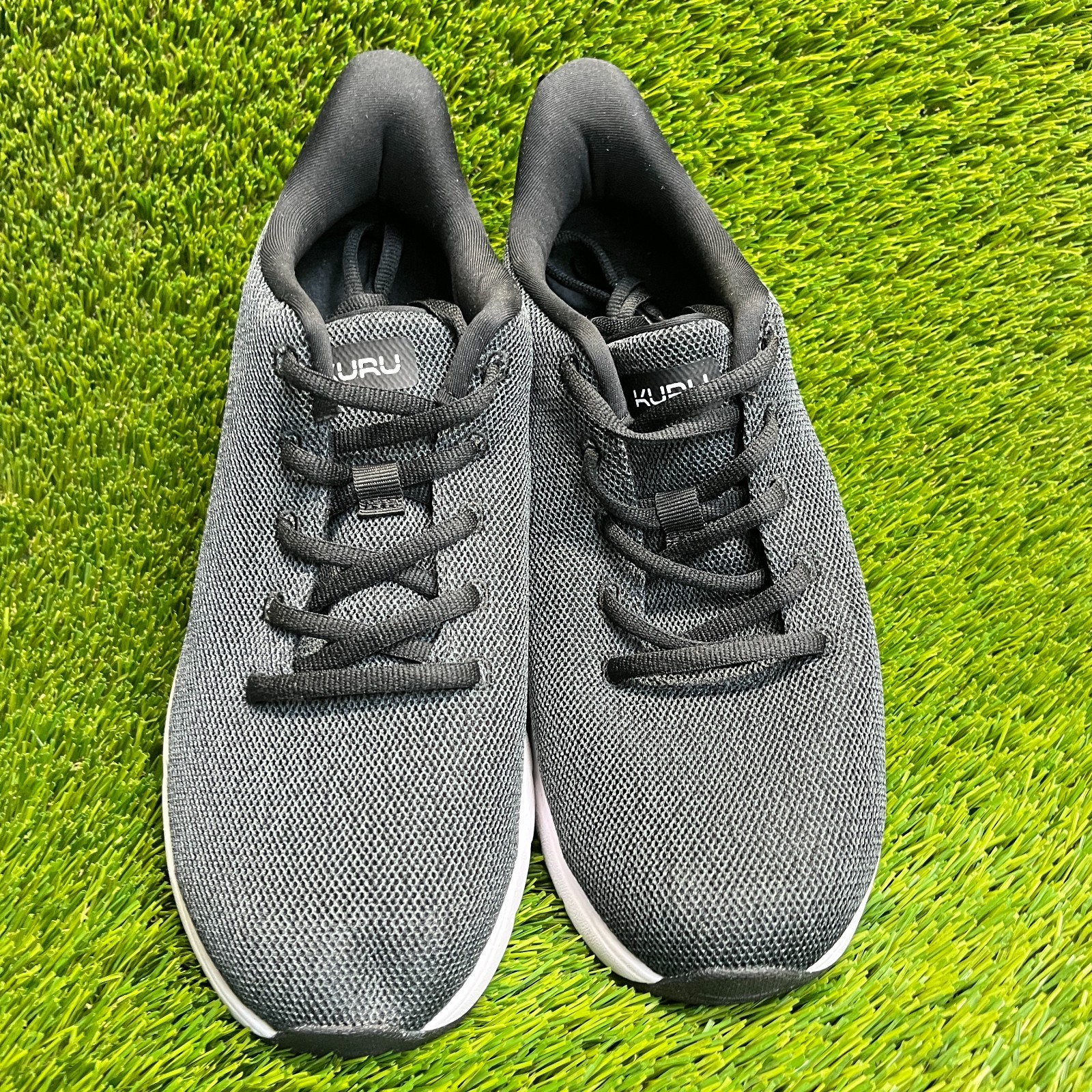 Kuru Flex Via Womens Size 9 Black Gray White Athletic Running Shoes Sneakers