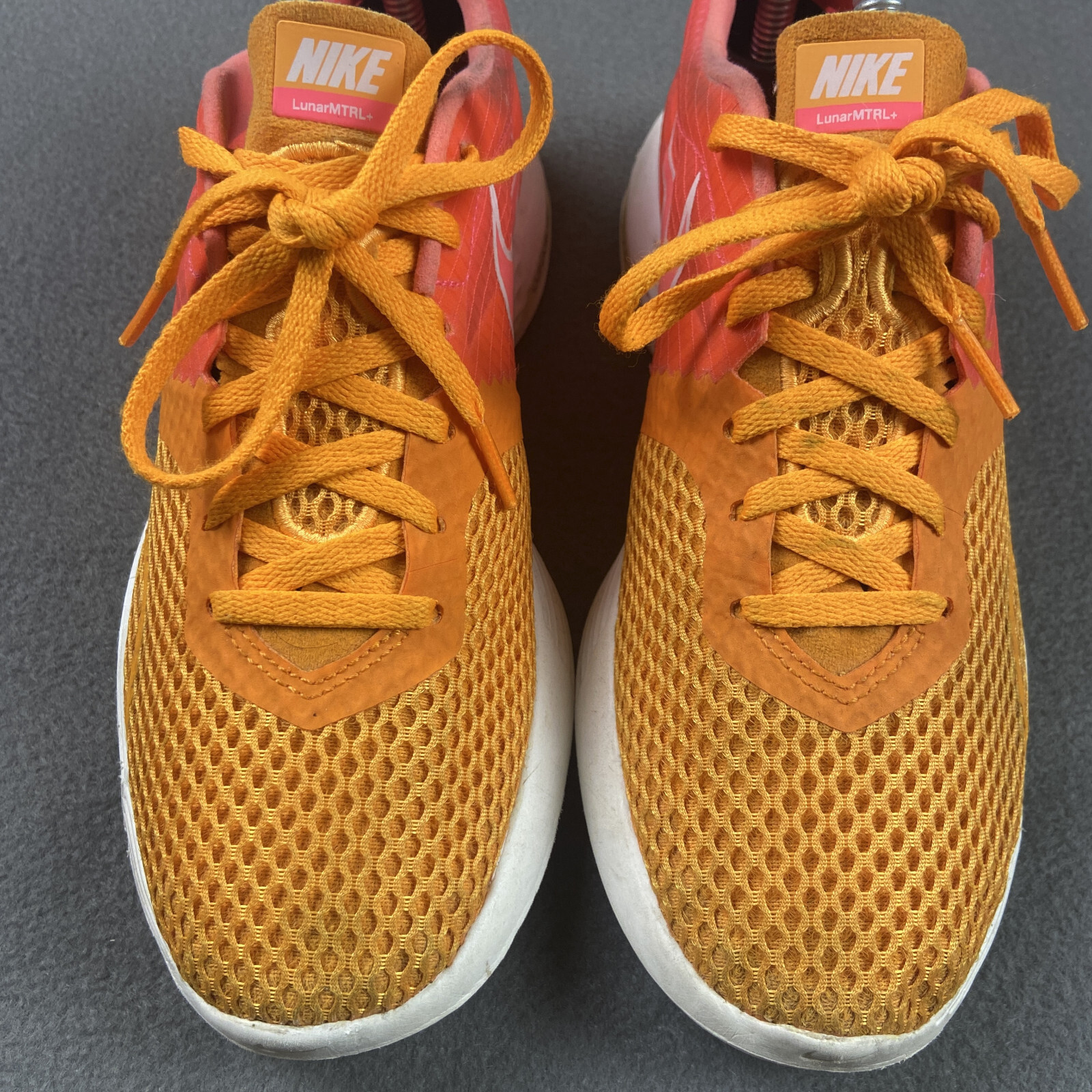 Nike Lunar MTRL Shoes Womens 7 Orange Pink Running Training Sneakers Montreal