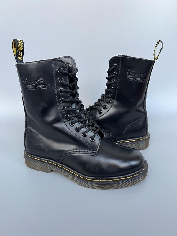 women dr martens boots black leather 37 #7KT6