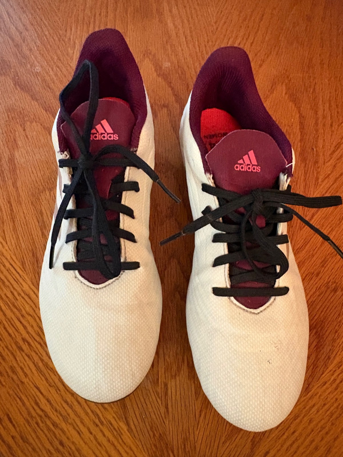 Adidas Predator 18.3 FG Womens Soccer Cleats SZ 7.5 Vapour Grey Metallic Maroon