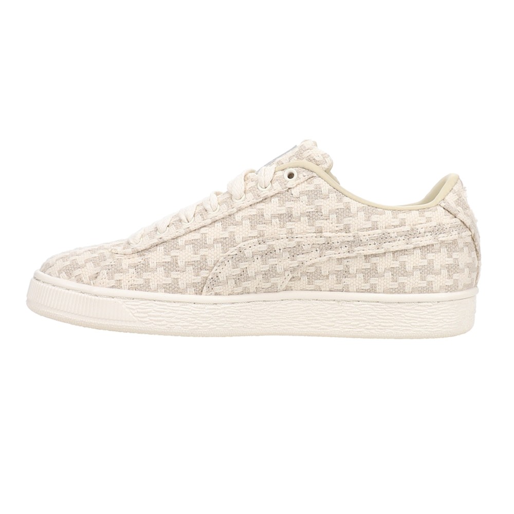 PUMA Basket Seaside Drills Lace Up Womens Beige Sneakers Casual Shoes 40052701