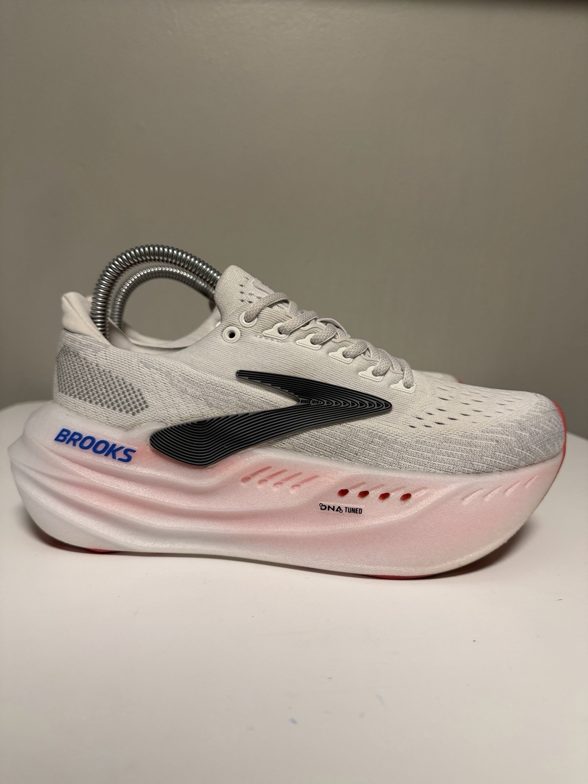 Brooks Glycerin Max White Black Diva Pink Sneakers 1204361B118 Women’s US 7.5 B