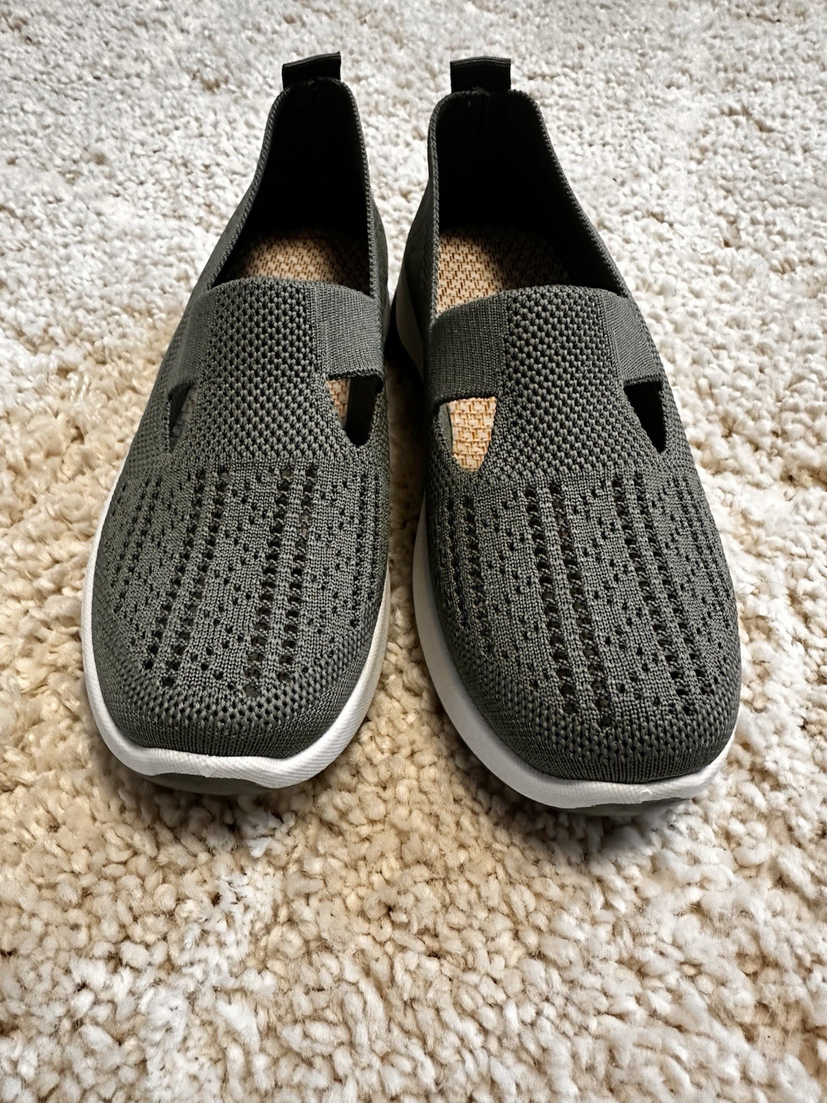 Women’s Daily Orthopedic Walking Breathable Slip On Soft Sole Diabetic Shoe 6.5