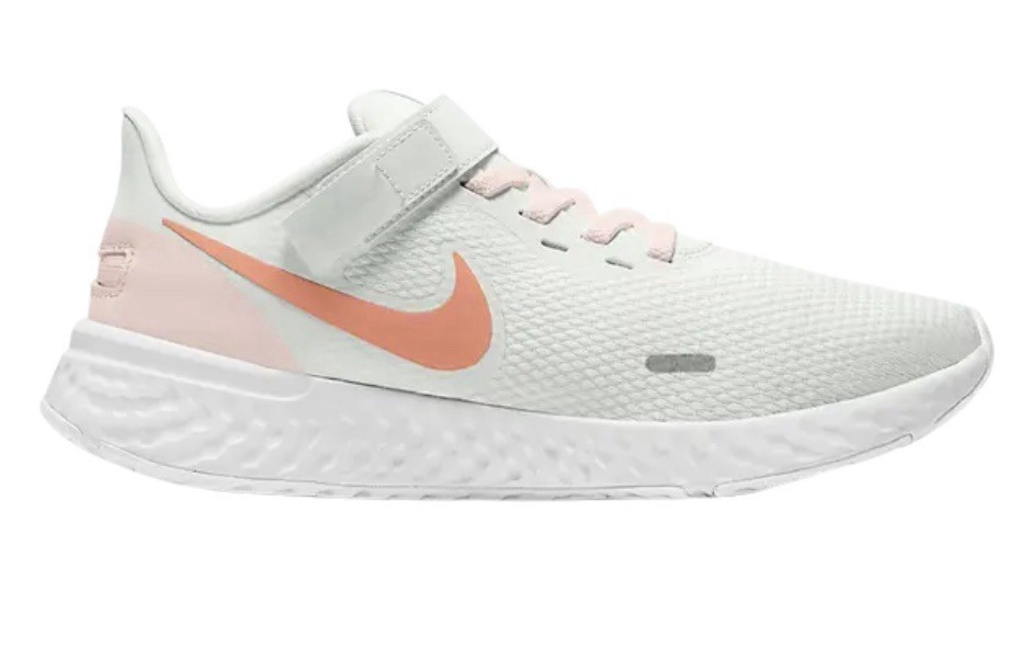 Nike Revolution 5 Women’s Running Shoes White/Pink Low Top Lace-Up BQ3207-109