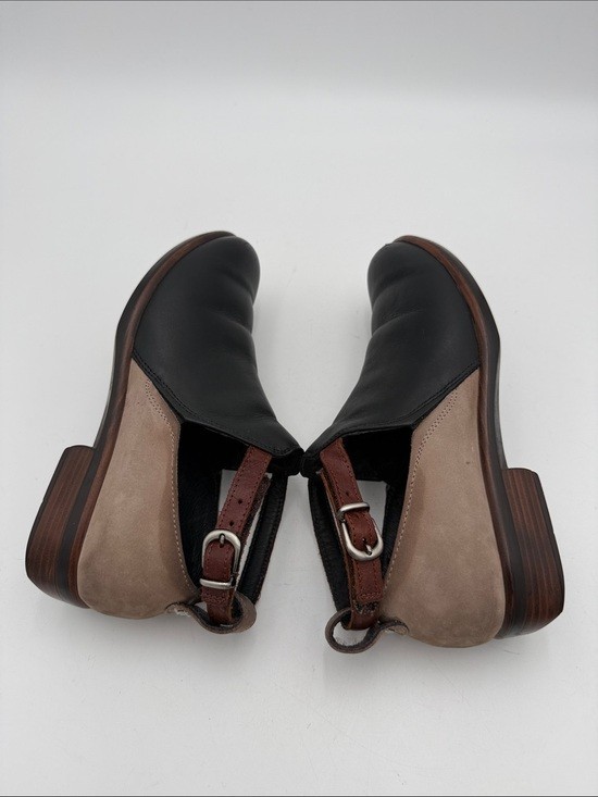 NAOT Slip-On Leather ankle booties Shoes – Black and Brown women 37 casual Y2K
