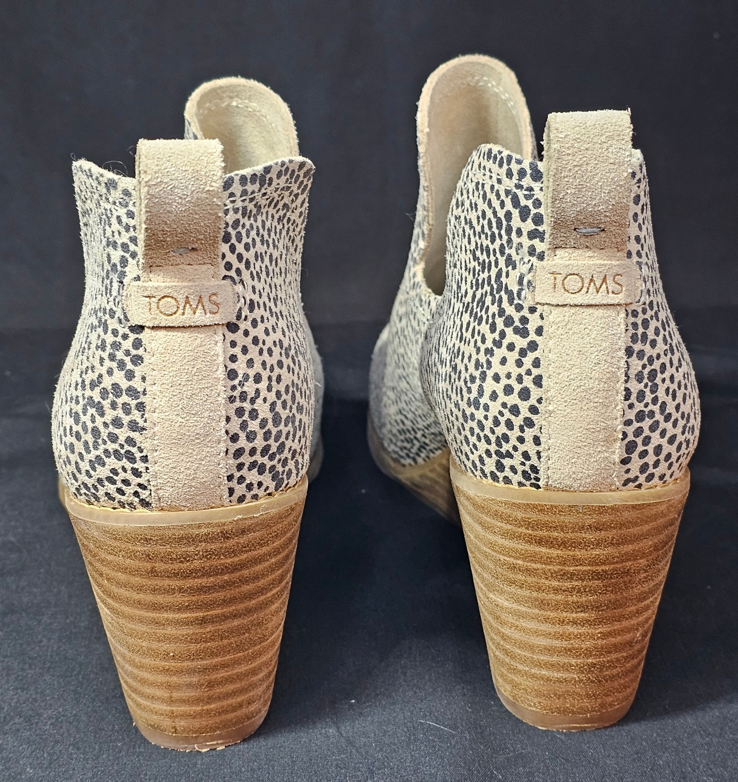 Tom’s Gwen Ankle Boot 3″ In. Wedge Size 8.5