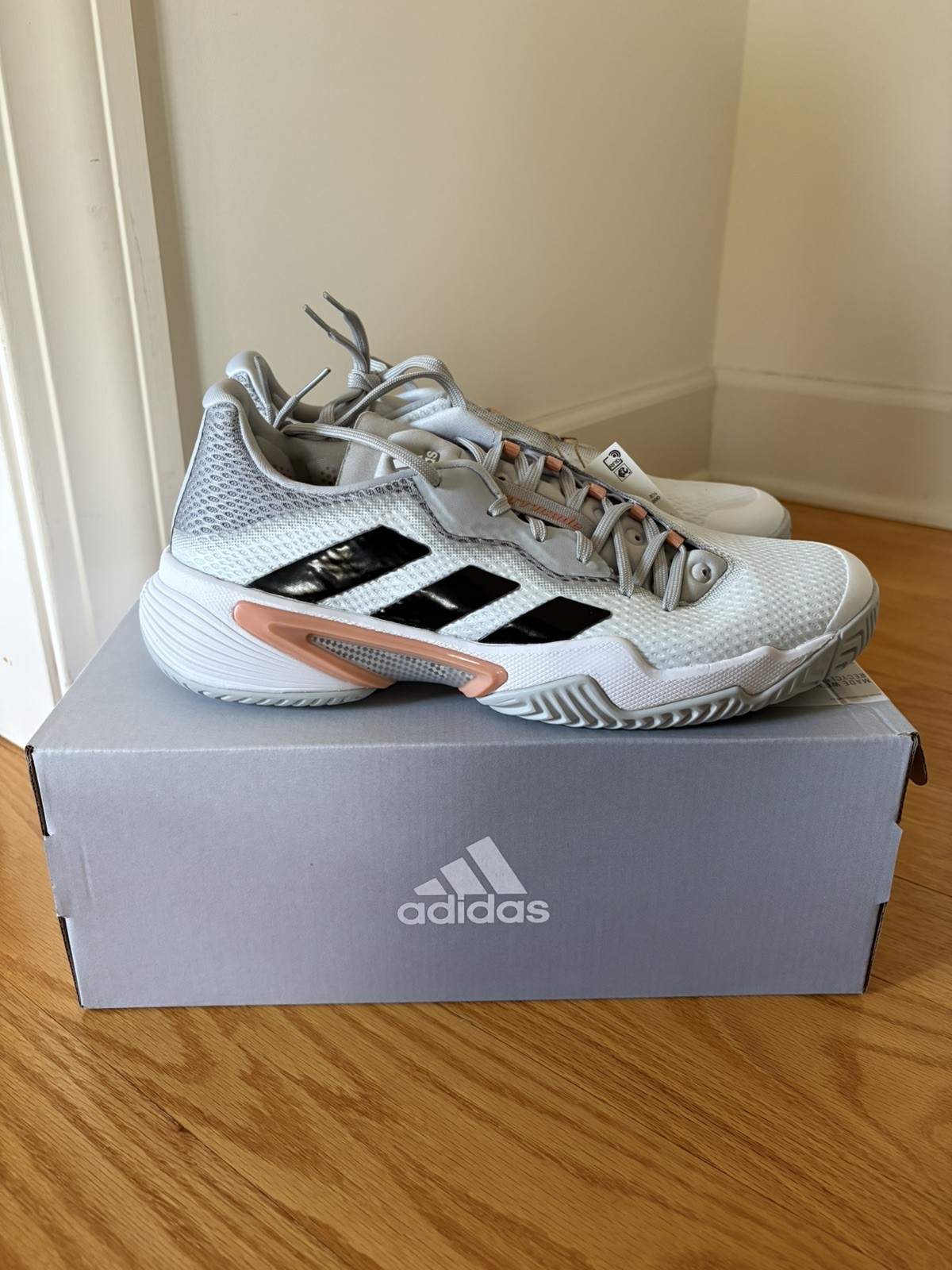 Adidas Barricade Gray W Women’s Tennis Shoe- New With Box/Tag