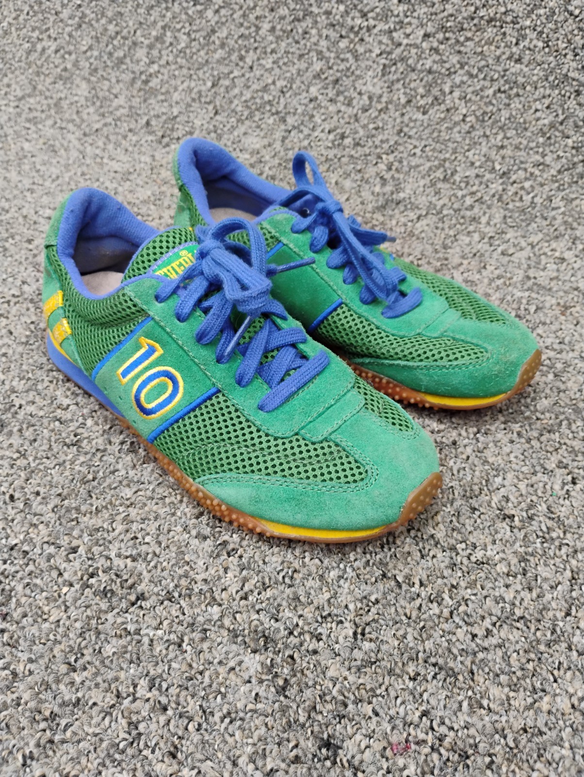 Vintage Everlast Bronx NY #10 Brazil Pele Colorway Training Shoes Women’s 6