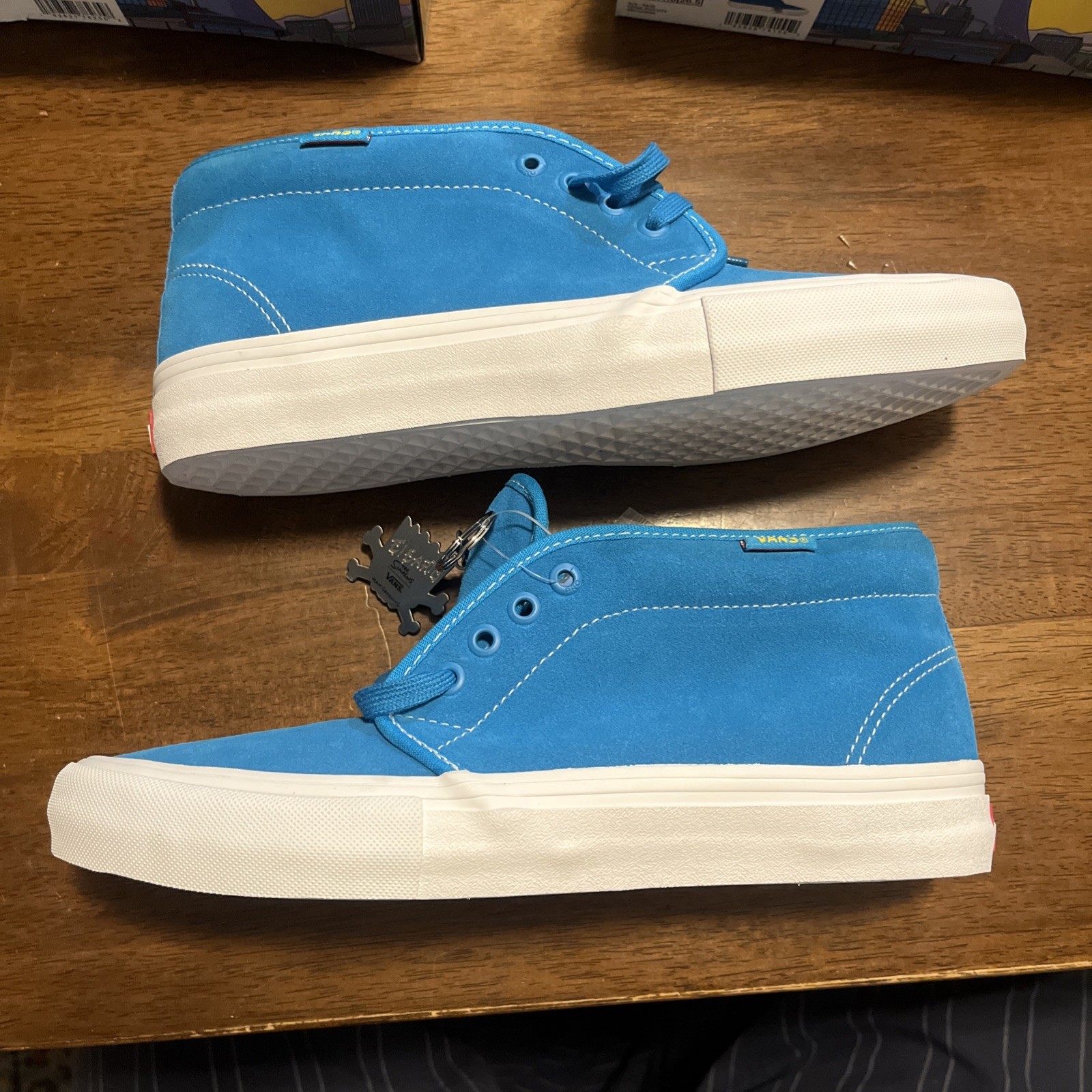 Vans Sneakers x The Simpsons Chukka Pro El Barto Blue Women Size 8.5 Men 7 New