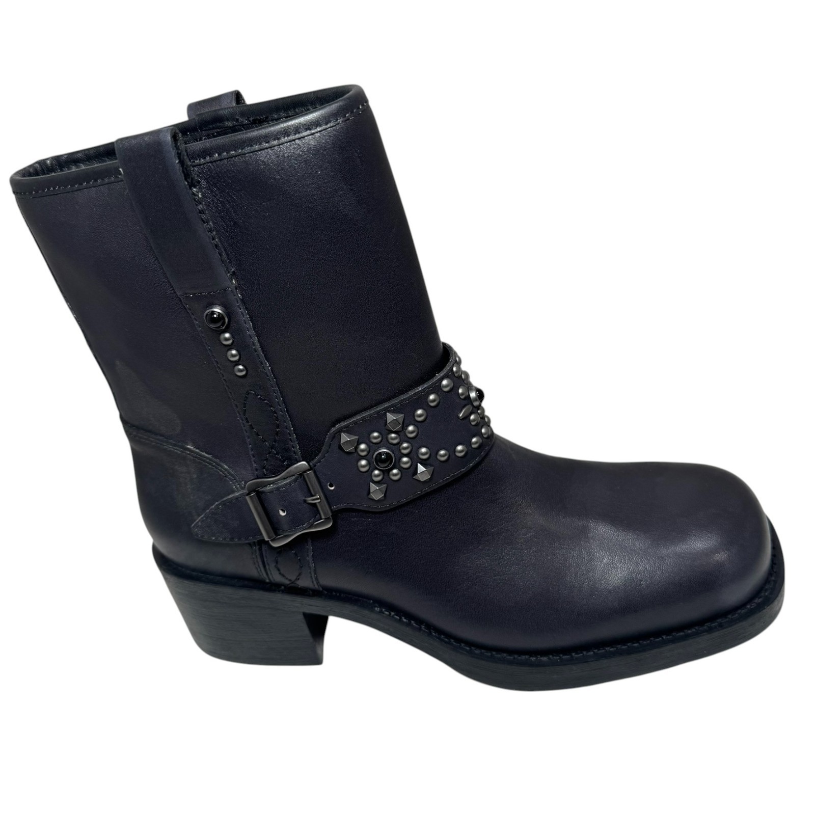 ASH Tequila Studded Moto Engineer Boots Size 39/8.5 – 9 Anthropologie New $360