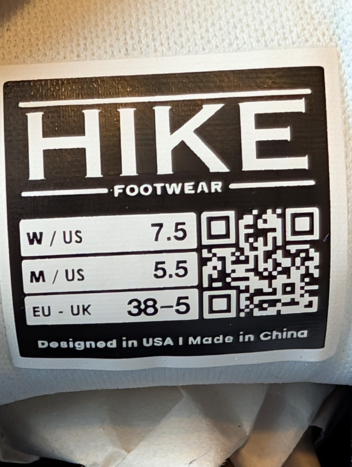 Hike Footwear HF Stride Womens 7.5 Mens 5.5 Blue Athletic Walking Sneakers