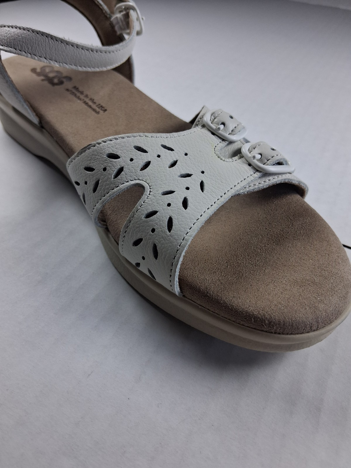 SAS Duo Comfort Sandal Halo 9.5 S – Slim (AAA) Leather NWOB Adjustable Straps