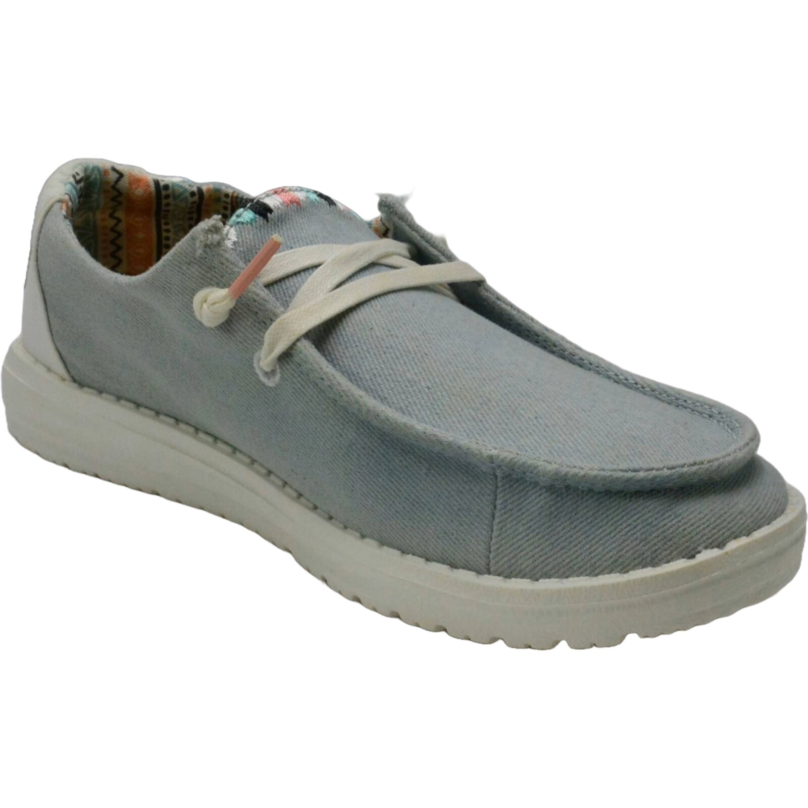 Hey Dude Women’s Wendy Boho Light Denim Size 7