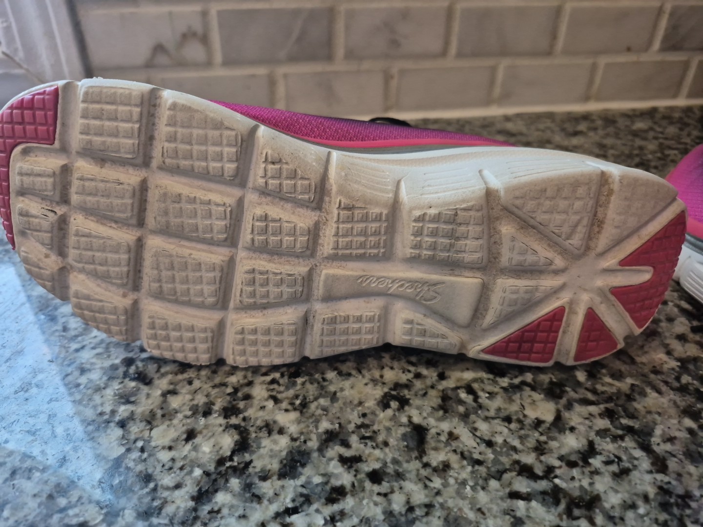 Skechers/Memory Foam Sneakers/ Women’s Size 7/Black-Pink/SEE DESCRIPTION/