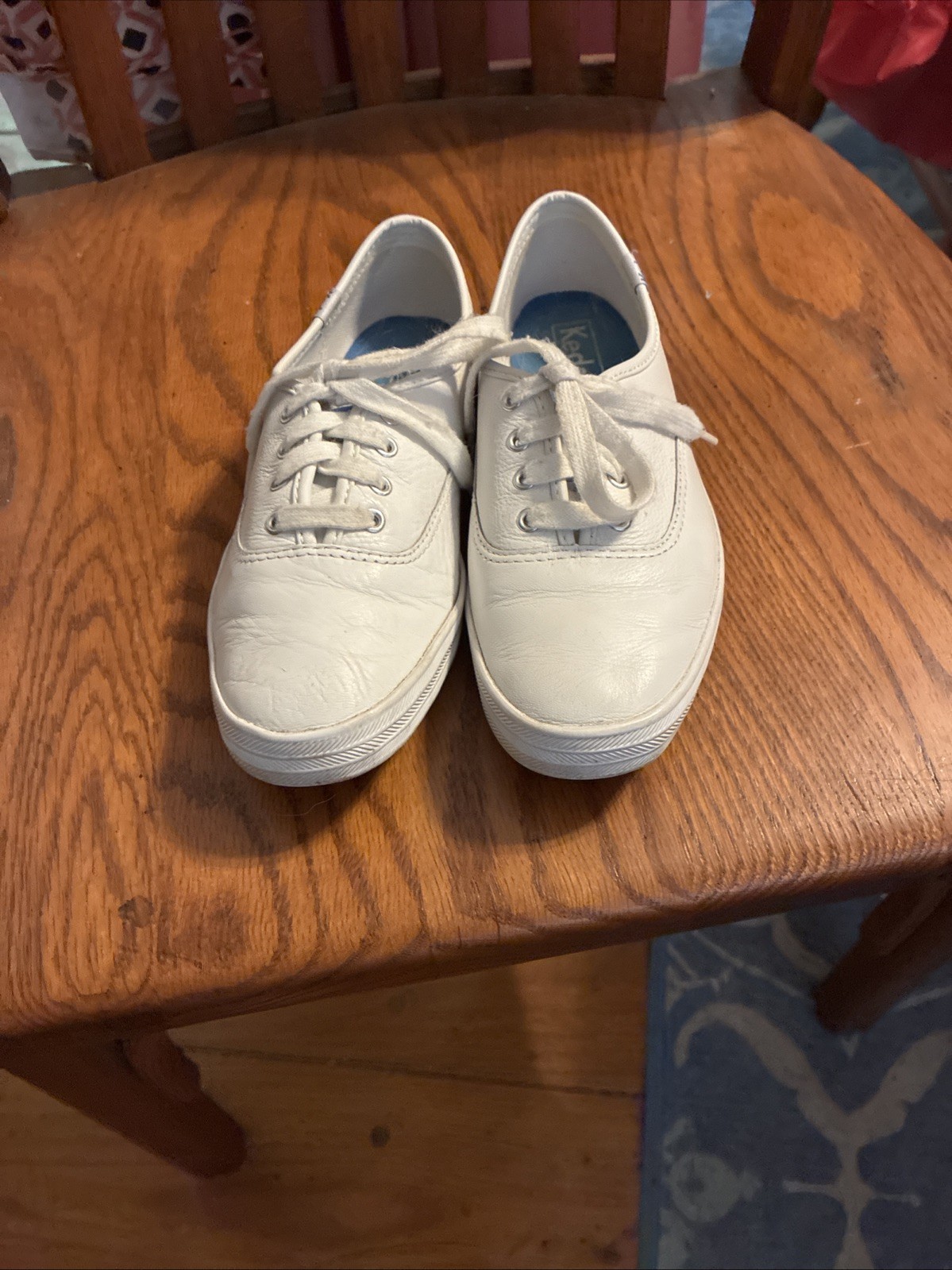 Keds Size 6 Champion White Low Top Lace-Up Sneakers Solid, WH45750M