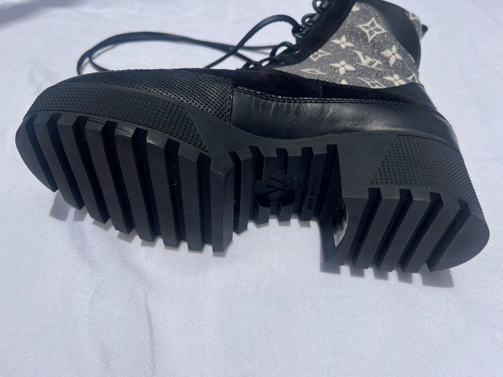 Louis Vuitton Denim Desert Boots