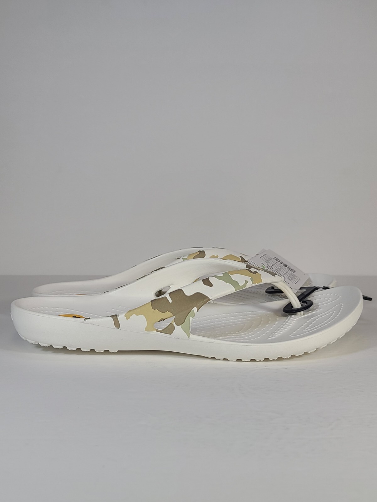 Crocs Women’s Kadee II Graphics Flip Flops Thong Sandals Size 11 – Camo/White