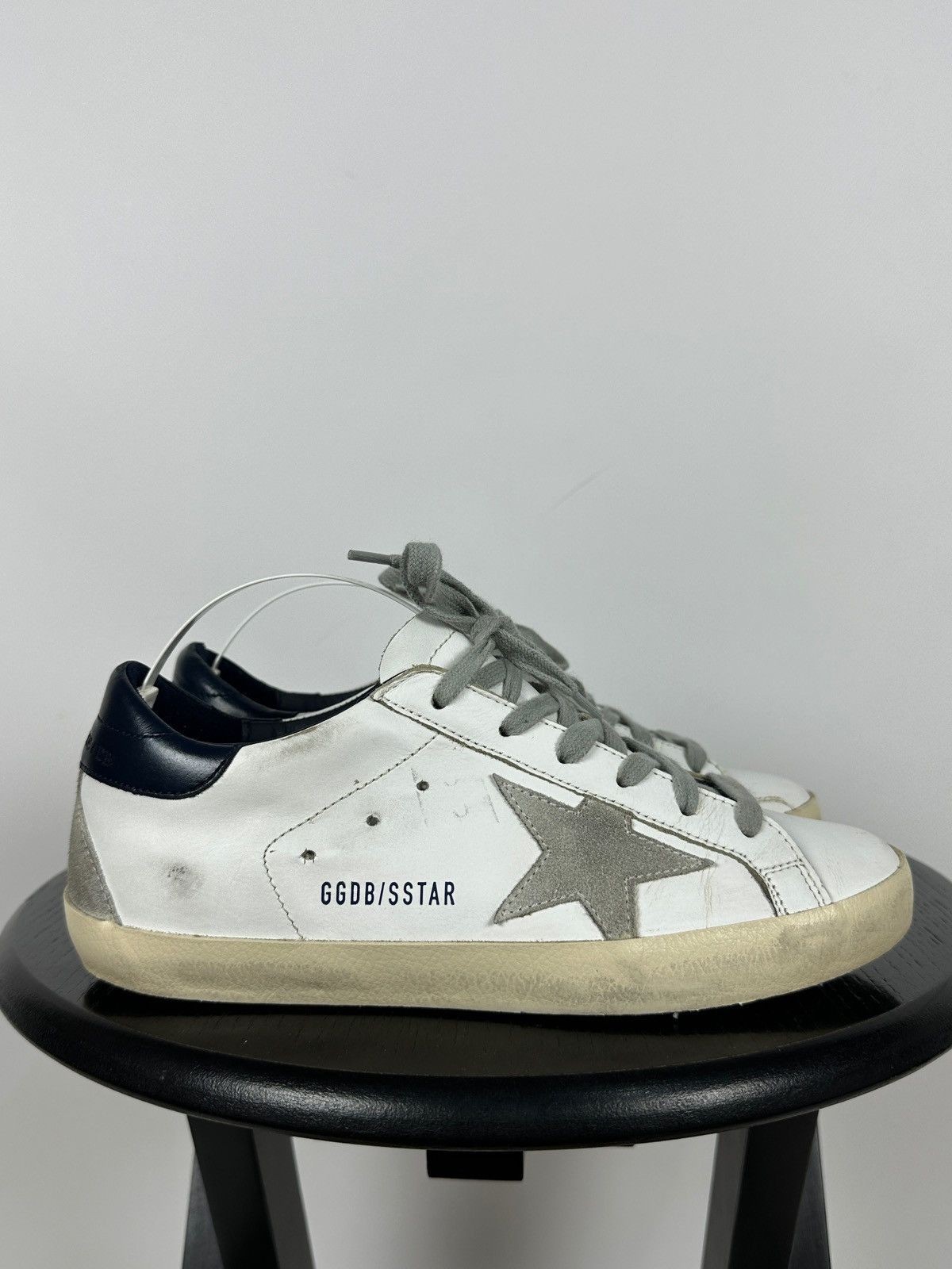 Women’s Golden Goose Superstar GGDB White Leather Sneakers Size 36 EUR