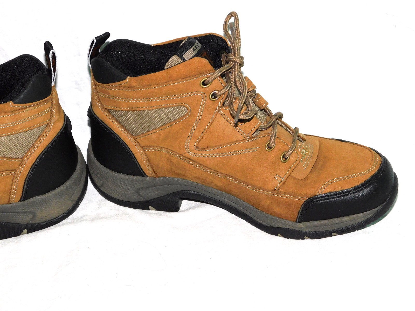 Ariat 9 B Womens Terrain Hiking Boots Brown Leather Ankle Lace Up ATS