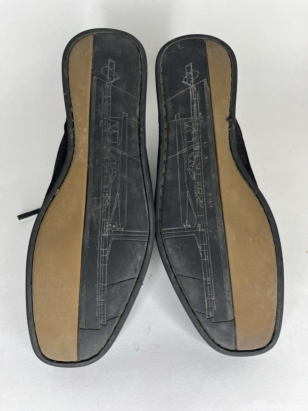 n.d.c. made by hand Chukka Boots Shoes Women Size 38 US 7 Black Suede