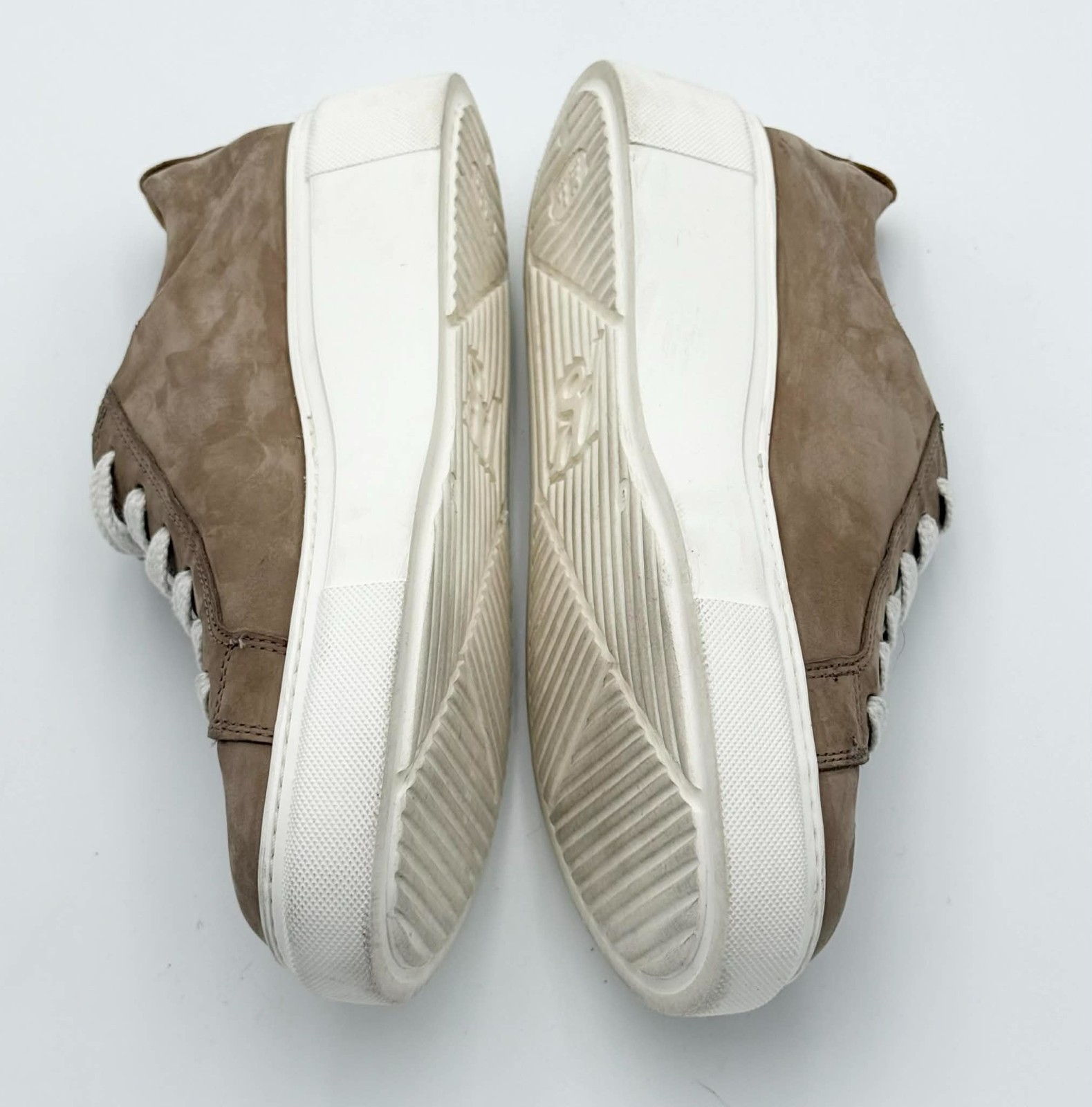 Paul Green Demi Platform Side Zip Sneaker Tan ALPACA Nubuk Women’s Size 10***