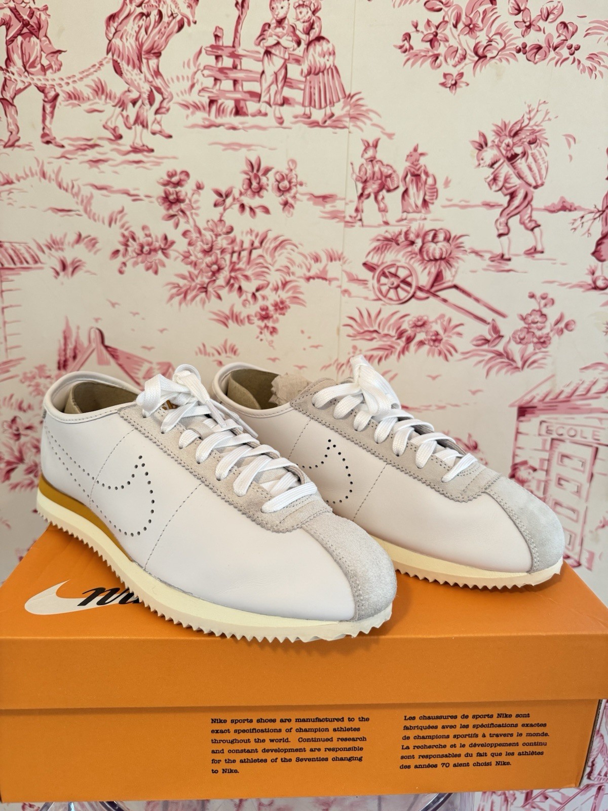 Size 9W – Nike Cortez LT White/Bronze-Light Bone (Women’s) – New
