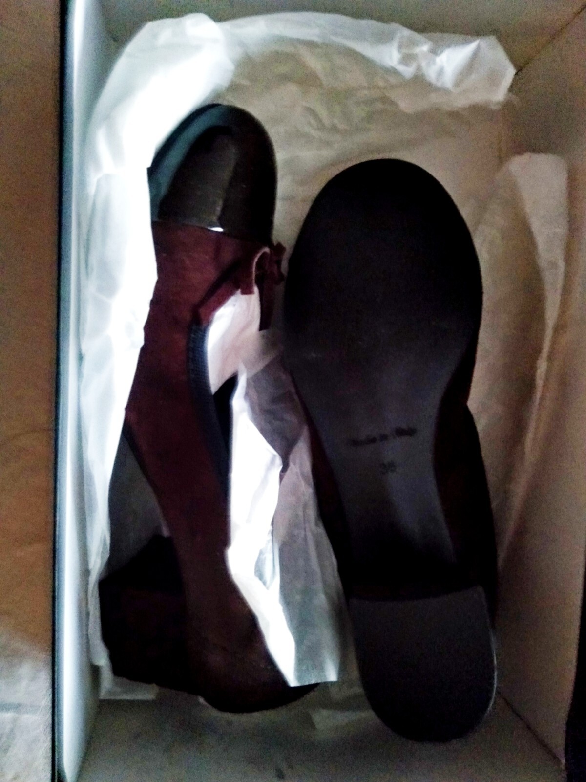 19V69 Italia Womens Ballerina Brown ROMINE